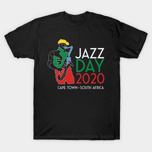 Jazz Day 2020 Cape Town South Africa T-Shirt by jazzworldquest